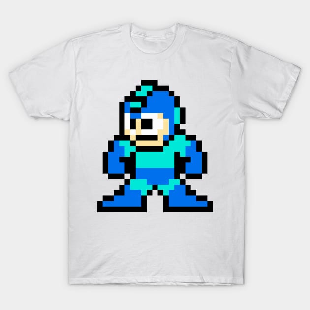 Retro Mega Man Sprite T-Shirt by SpriteGuy95